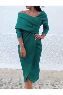 Autumn women's elegant ladylike dress HF0111-02-01