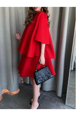 New fashionable Korean style solid color dress HF2210-02-01