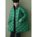 Boutique Coffee zippered Pockets Loose Winter Down Coat