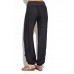 Women Casual High Waist Solid Color Button Yoga Harem Pants