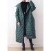 Casual Loose fitting down jacket hooded overcoat asymmetric down coat winter