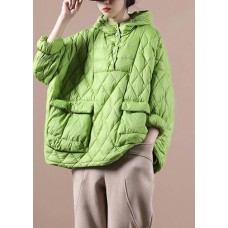 Winter Clothes 2021 Green New Women Loose Large Size Cotton Coat