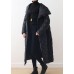 Casual Loose fitting down jacket hooded overcoat asymmetric down coat winter